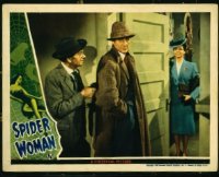 #232 SHERLOCK HOLMES & THE SPIDER WOMAN lobby card '44 Rathbone!