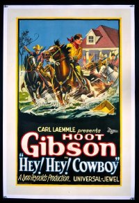 #240 HEY HEY COWBOY 1sh27 Hoot Gibson,western