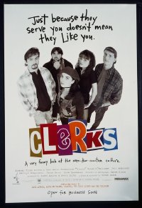 VHP7 584 CLERKS advance one-sheet movie poster '94 Kevin Smith cult classic!