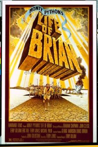 4652 LIFE OF BRIAN style B one-sheet movie poster '79 Monty Python