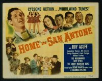 t255 HOME IN SAN ANTONE 8 movie lobby cards '49 Roy Acuff musical!