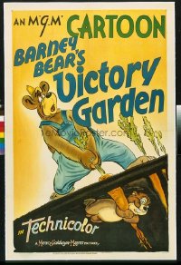 274 BARNEY BEAR'S VICTORY GARDEN linen 1sheet
