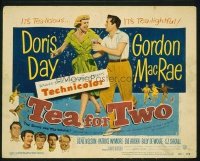 3520 TEA FOR TWO 8 lobby cards '50 Doris Day, Gordon MacRae