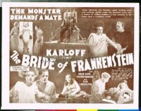 #154 BRIDE OF FRANKENSTEIN Australian herald '35 Karloff!