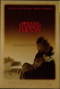4615 BRIDGES OF MADISON COUNTY one-sheet movie poster '95 Eastwood, Streep