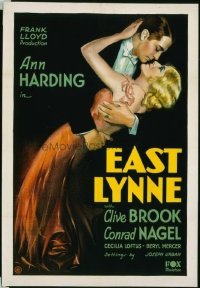 135 EAST LYNNE ('31) paperbacked 1sheet
