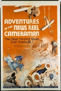 183 ADVENTURES OF THE NEWS REEL CAMERAMAN 1sheet