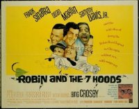 3417 ROBIN & THE 7 HOODS half-sheet movie poster '64 Sinatra, the Rat Pack!