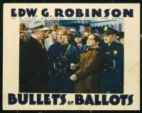 2124 BULLETS OR BALLOTS lobby card '36 Edward G. Robinson