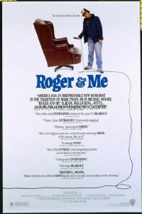 4683 ROGER & ME one-sheet movie poster '89 first Michael Moore!