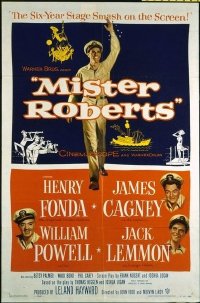 1568 MISTER ROBERTS one-sheet movie poster '55 Henry Fonda, James Cagney
