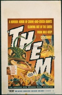 v162 THEM  WC '54 classic horror horde of giant bugs!