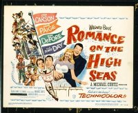 1306 ROMANCE ON THE HIGH SEAS title lobby card '48 very 1st Doris Day!