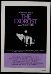 VHP7 532 EXORCIST one-sheet movie poster '74 William Friedkin, Von Sydow