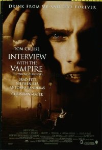 4642 INTERVIEW WITH THE VAMPIRE DS one-sheet movie poster '94 Cruise, Pitt