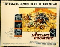 3404 DISTANT TRUMPET half-sheet movie poster '64 Troy Donahue, Pleshette