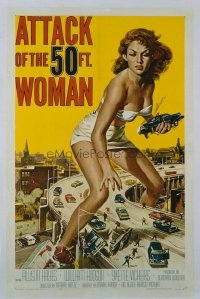 193 ATTACK OF THE 50 FT WOMAN ('58) linen 1sheet
