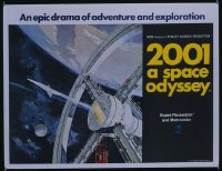006 2001: A SPACE ODYSSEY British quad
