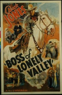 075 BOSS OF LONELY VALLEY 1sheet