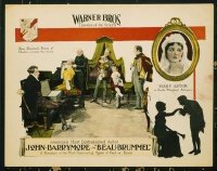 2112 BEAU BRUMMEL lobby card '24 John Barrymore, Mary Astor