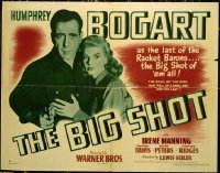 3402 BIG SHOT half-sheet movie poster '42 Humphrey Bogart, Manning