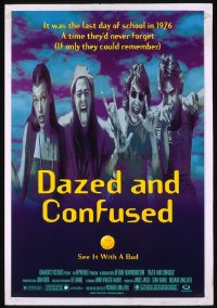 VHP7 583 DAZED & CONFUSED one-sheet movie poster '93 Richard Linklater cult fav