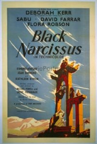 247 BLACK NARCISSUS linen English 1sh