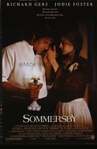 4686 SOMMERSBY DS one-sheet movie poster '93 Richard Gere, Jodie Foster