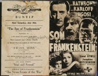 #155 SON OF FRANKENSTEIN Australian herald '39 Karloff!