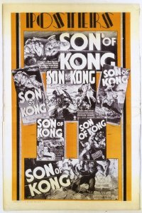 #107 SON OF KONG pressbook '33 rarest of the rare!!