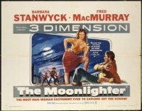 3412 MOONLIGHTER half-sheet movie poster '53 Barbara Stanwyck, MacMurray