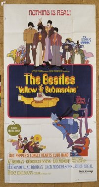 #321 YELLOW SUBMARINE 3sheet '68 The Beatles!