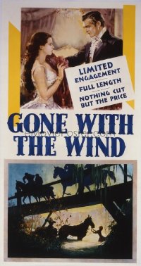 660 GONE WITH THE WIND linen 3sh
