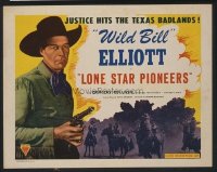 t177 LONE STAR PIONEERS 8 movie lobby cards R48 Wild Bill Elliott