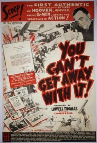 229 YOU CAN'T GET AWAY WITH IT ('36) linen 1sheet
