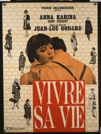 v241 VIVRE SA VIE  French 1p '62 Karina, Jean-Luc Godard