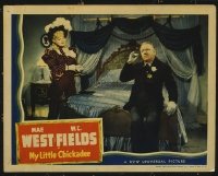 #190 MY LITTLE CHICKADEE lobby card '40 W.C. Fields, Mae West!