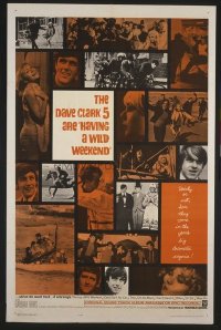 1546 HAVING A WILD WEEKEND one-sheet movie poster '65 The Dave Clark 5!