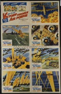 #086 VICTORY THROUGH AIR POWER 8 LCs '43 WWII