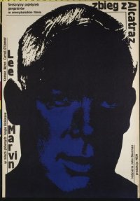 #366 POINT BLANK Polish movie poster '67 great Zelek art, Lee Marvin!