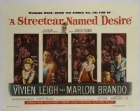 v467 STREETCAR NAMED DESIRE linen 1/2sh '51 Brando, Leigh