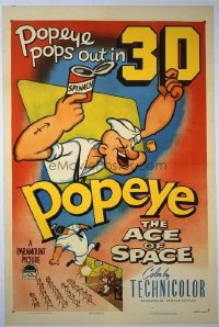 174 POPEYE THE ACE OF SPACE linen 1sheet