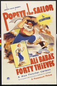 089 POPEYE THE SAILOR MEETS ALI BABA'S 40 THIEVES linen 1sheet