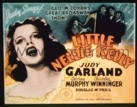 VHP7 213 LITTLE NELLIE KELLY glass lantern coming attraction slide '40 Judy Garland