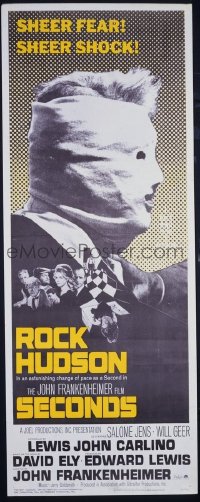 VHP7 482 SECONDS insert movie poster '66 Frankenheimer, really wild image!