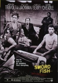 4692 SWORDFISH DS one-sheet movie poster '01 Travolta, Jackman