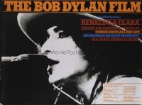 VHP7 553 RENALDO & CLARA British quad movie poster '78 Bob Dylan, rock!