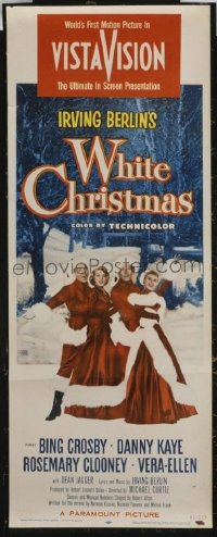 VHP7 442 WHITE CHRISTMAS insert movie poster '54 Bing Crosby, Danny Kaye
