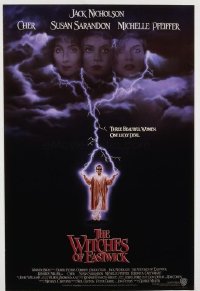 4703 WITCHES OF EASTWICK one-sheet movie poster '87 Nicholson, Cher