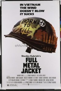 4630 FULL METAL JACKET advance one-sheet movie poster '87 Stanley Kubrick